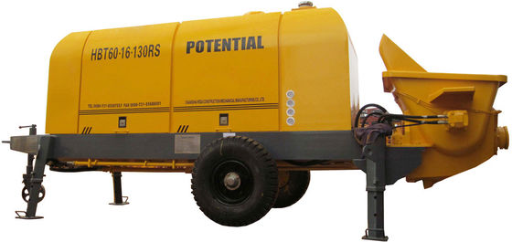 Velocidade diesel estacionária pequena da bomba concreta 1400rpm