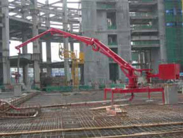 Bomba concreta da aranha do sistema elétrico que coloca o crescimento HG17 sem fio